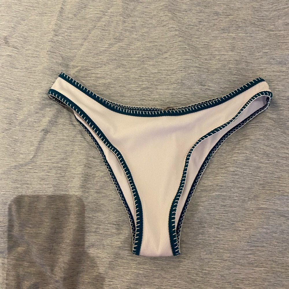 White bikini bottoms